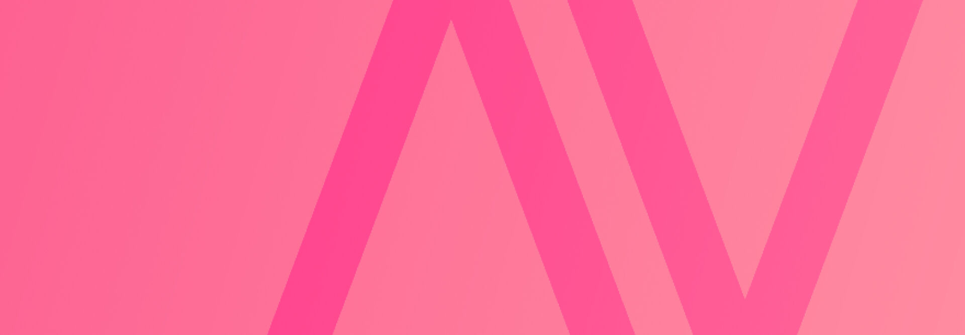 Logotipo icônico da Avon estilizado em linhas diagonais cor-de-rosa vibrante, sobre um fundo rosa-claro em degradê.