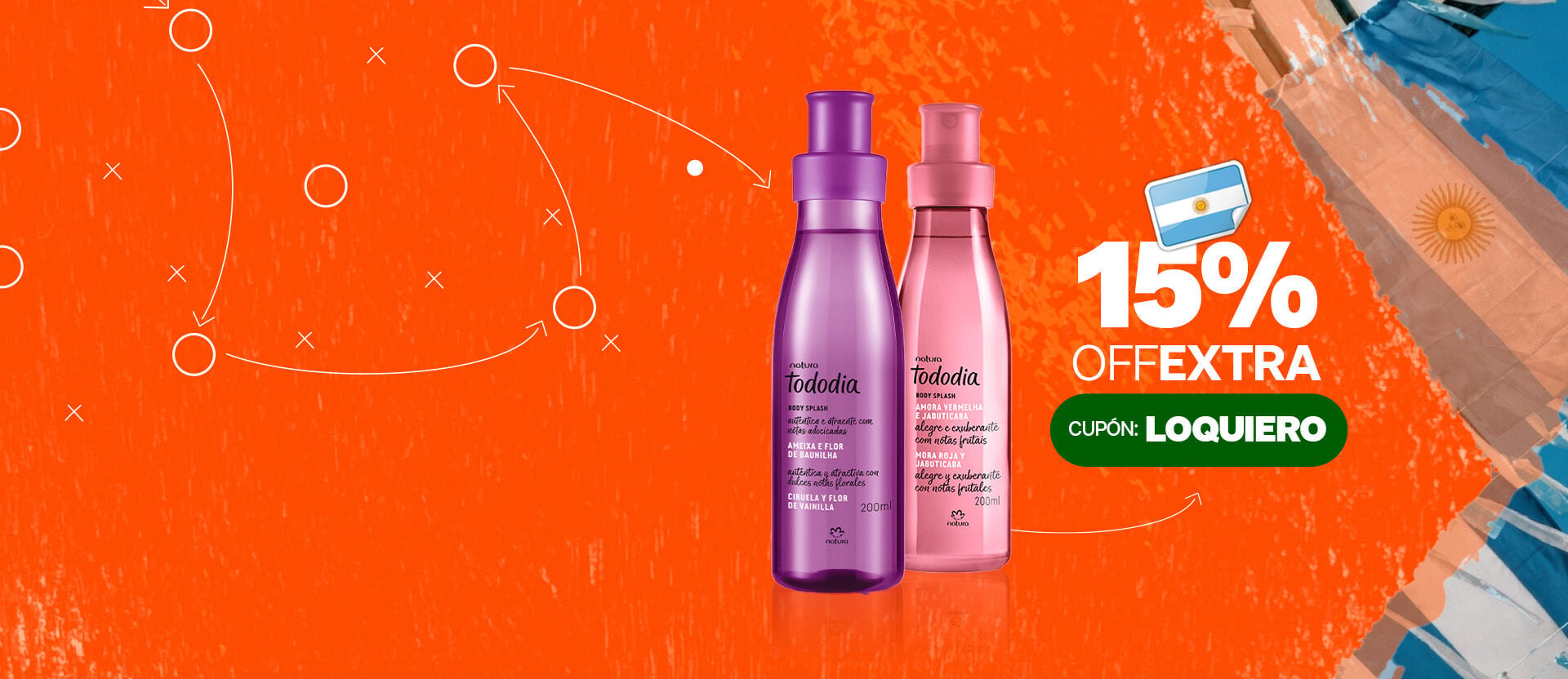 aprovechá un 15%OFF EXTRA usá el cpón LOQUIERO, sumalo a tu carrito