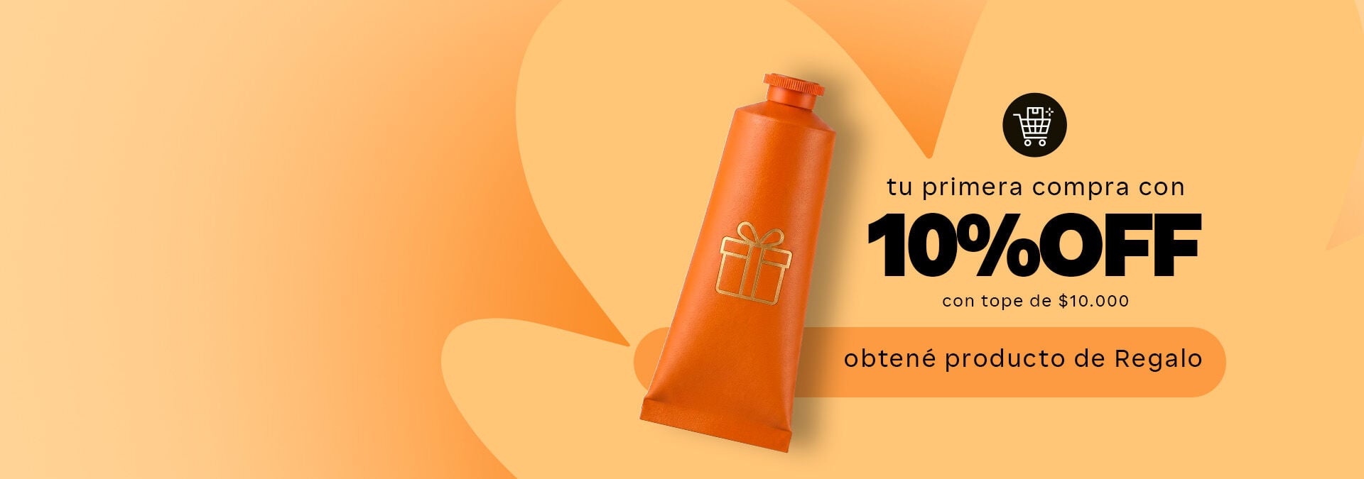 10%OFF + regalo sorpresa con tu primera compra, tenés 10% OFF con tope de $10.000. Además llevate un producto de Regalo.  Usá el cupón: SOYPARTE