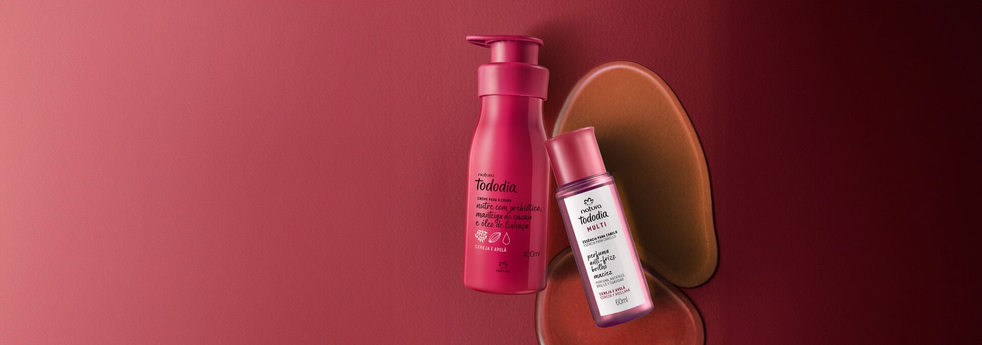 nuevo Tododia, Cereza y Avellana  iluminación y nutrición para tu piel y cabello