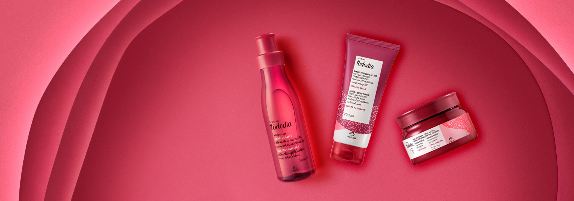 nuevo Tododia Cereza y Avellana      iluminación y nutrición para tu piel y cabello