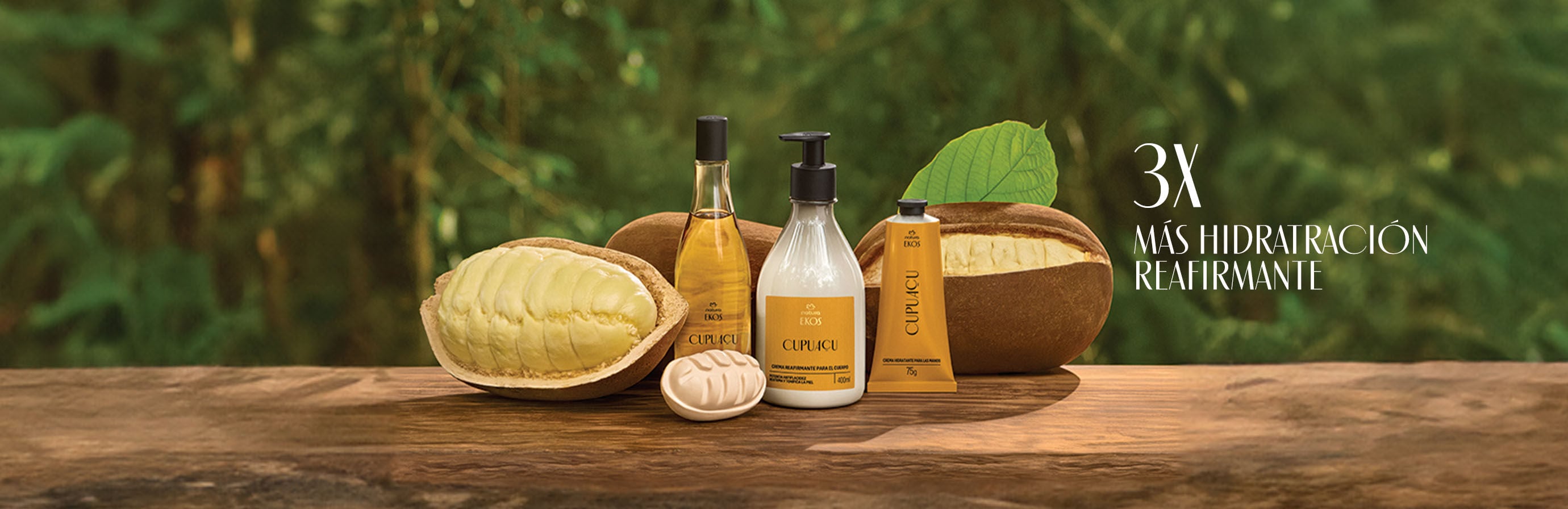 nuevo Ekos Cupuaçu potente solución natural anti flacidez