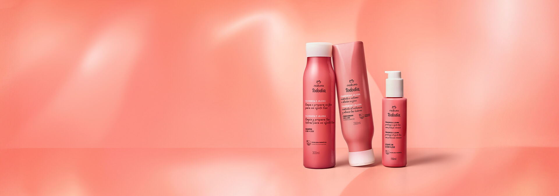 nuevo Tododia Liso + Lisonueva línea para cabellos lisos, alineado por hasta 24 horas con tecnología prebiótica que cuida el cabello desde la raíz hasta las puntas,
