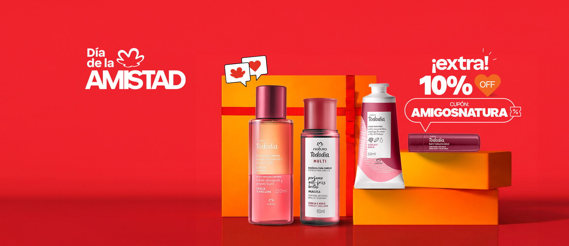 elegí cómo celebrar la AMISTAD aprovechá un 10% OFF EXTRA, usá tu cupón AMIGOSNATURA