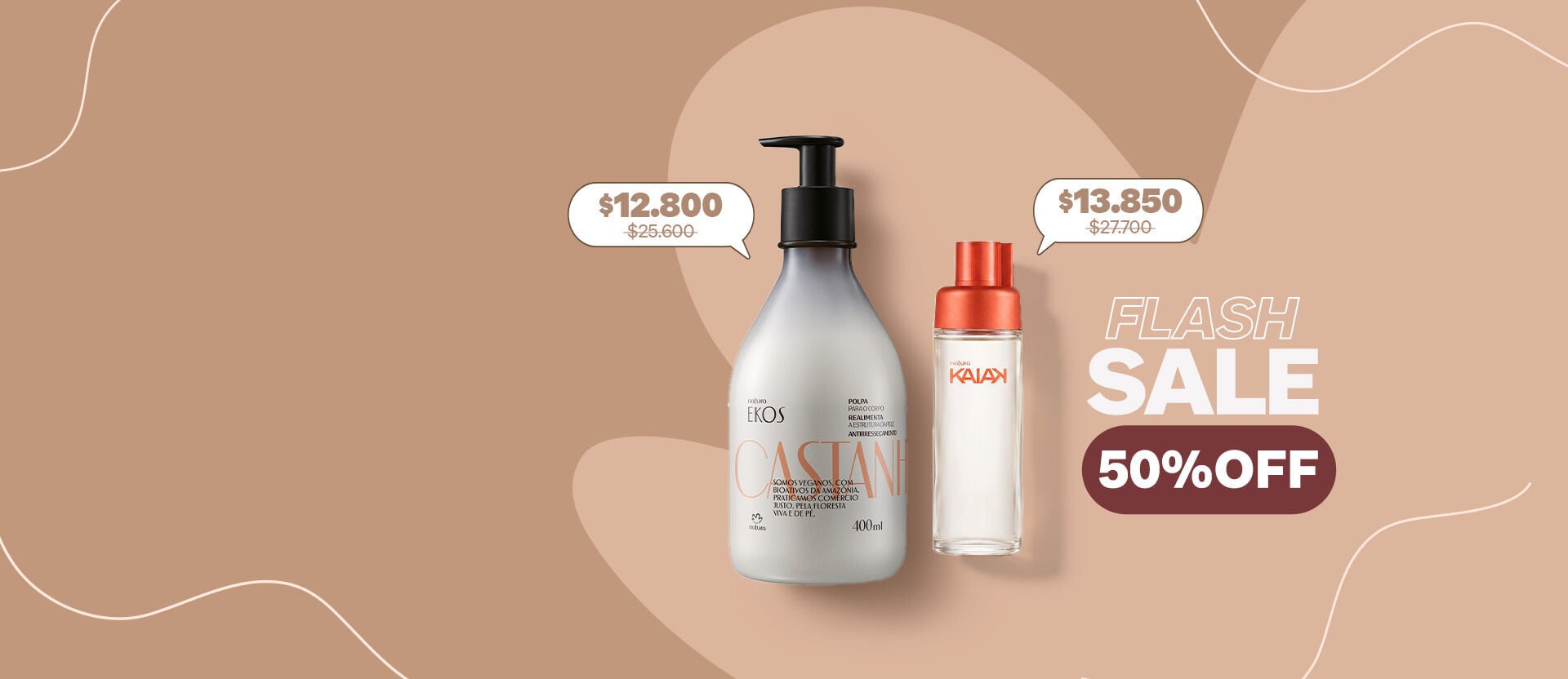 el momento es ¡AHORA! por tiempo limitado, 50% OFF en seleccionados