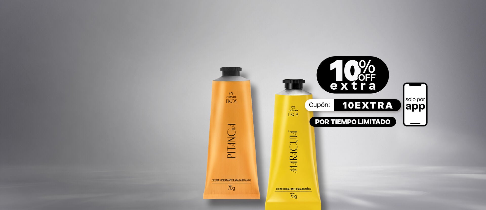 compra solo por APP y obtienes un 10%OFF EXTRA con el cupón 10EXTRA