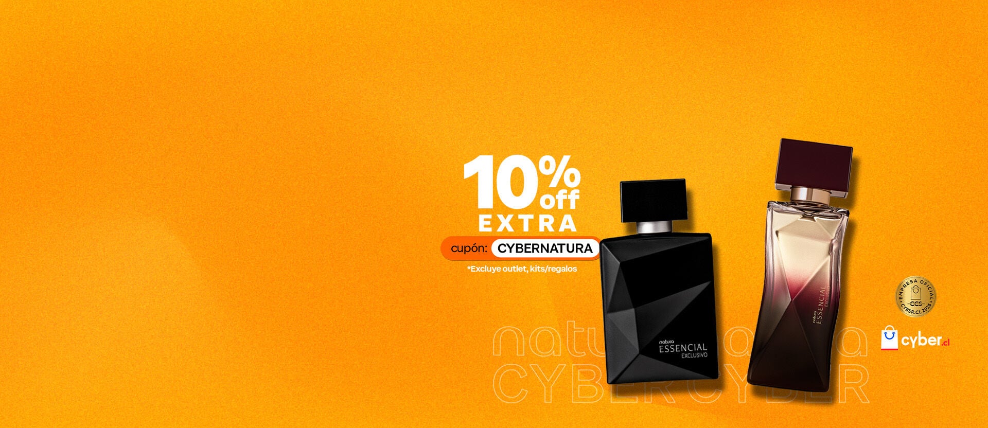 "alcanza 10%OFF EXTRA. cupón CYBERNATURA "