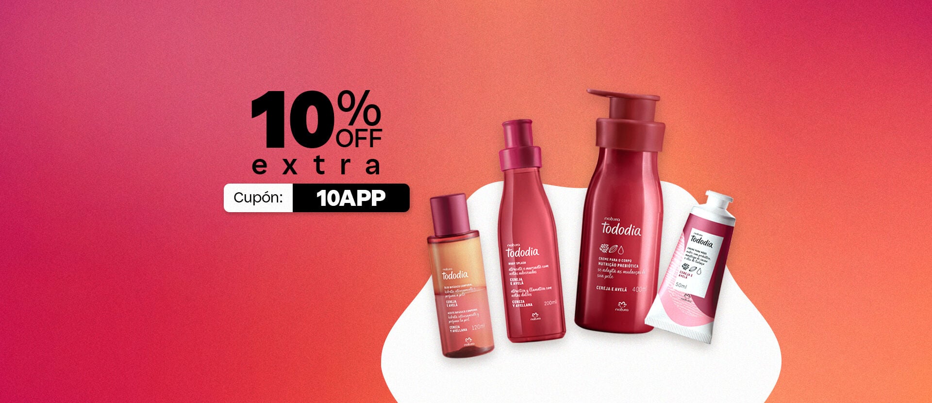 por APP tienes mejores beneficios, obtiene un 10%OFF EXTRA con el cupón 10APP 