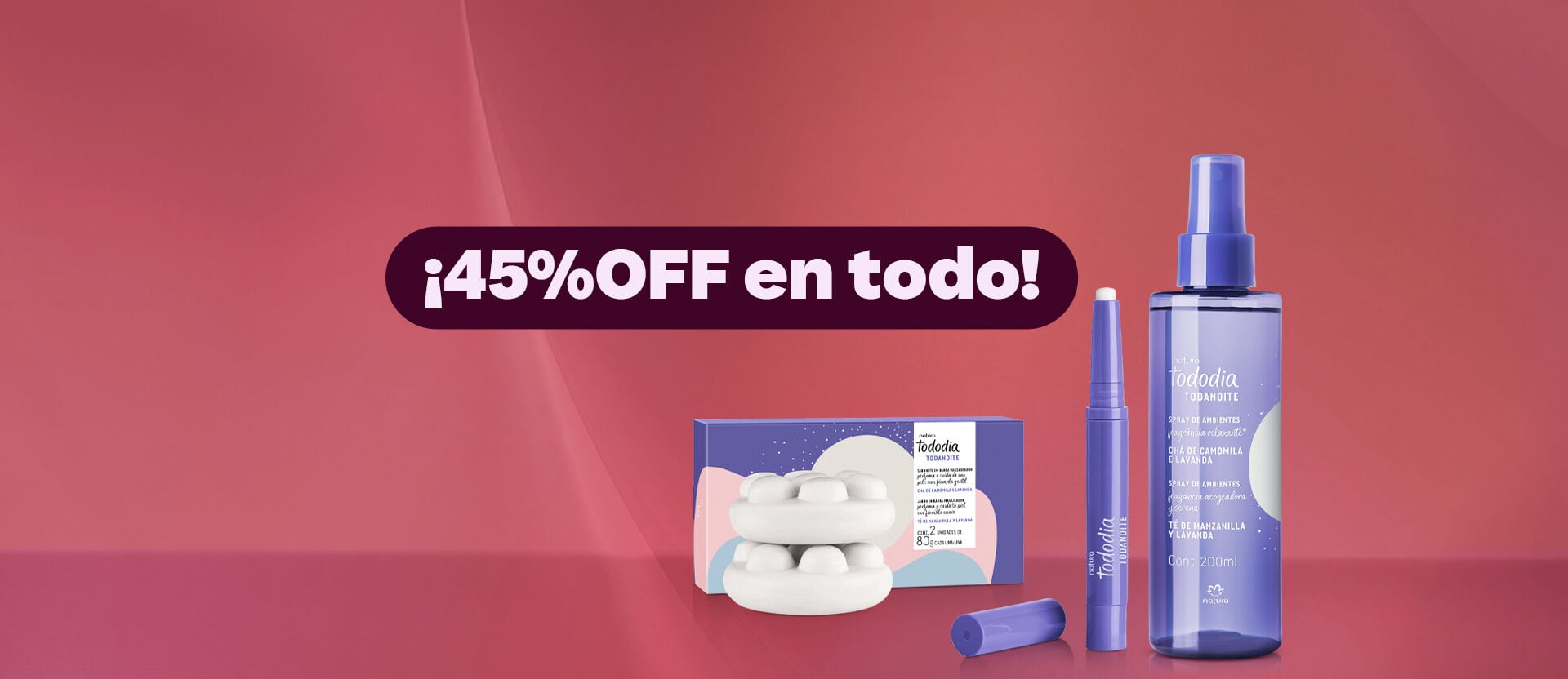 canjea el cupón 45HORAS y obtén 45%OFF en tu compra