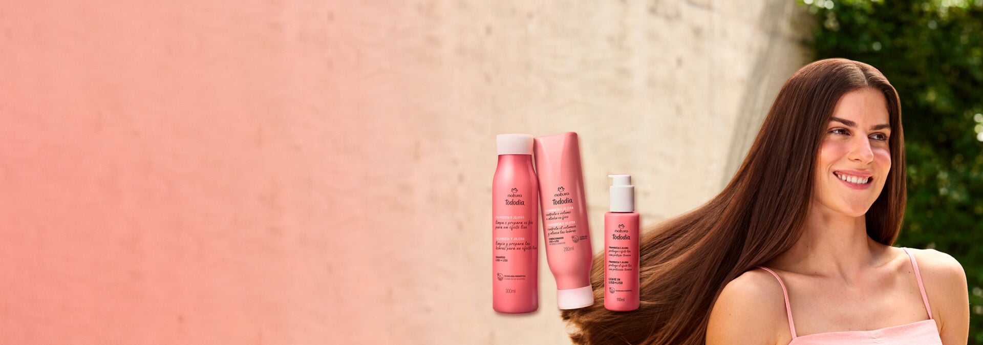 Nueva Linea: Liso frambuesa y jojoba
