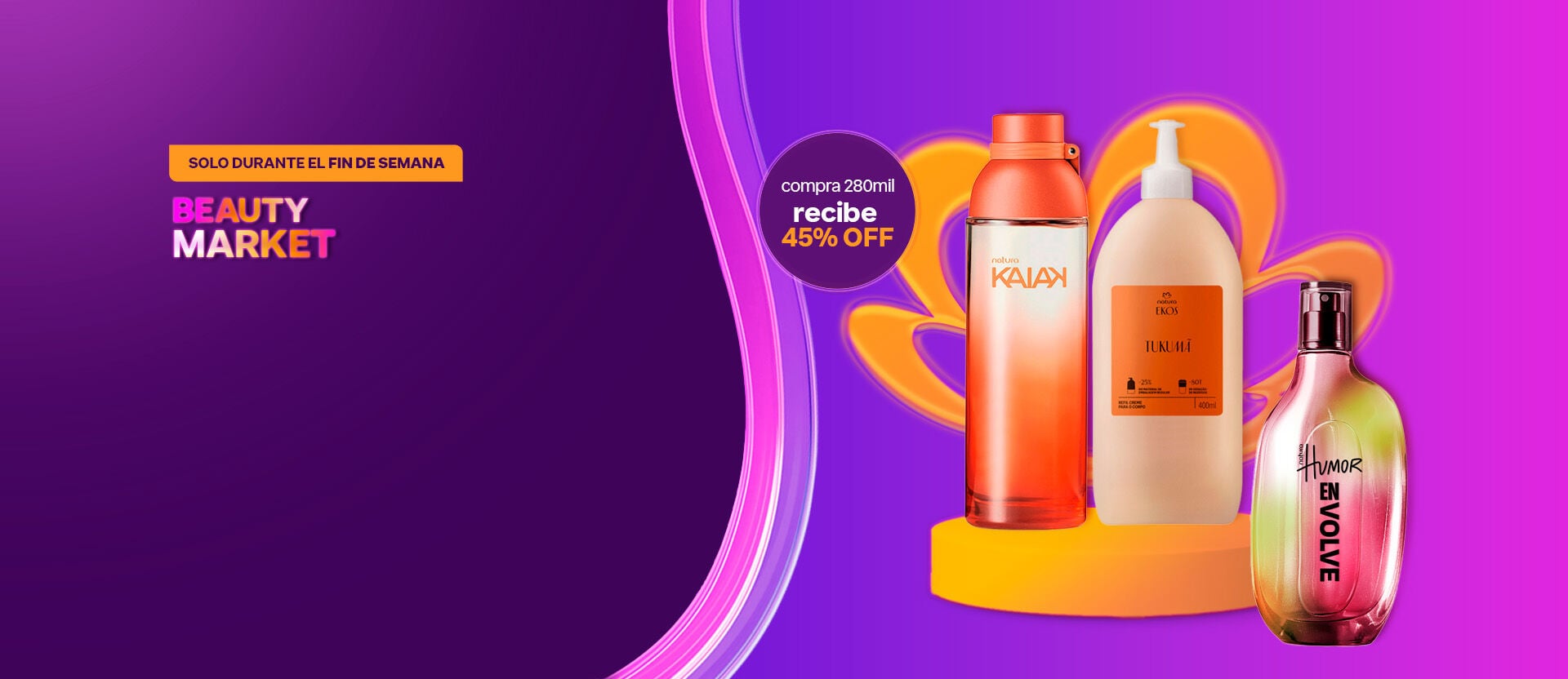 arma tu rutina con hasta 45% OFF