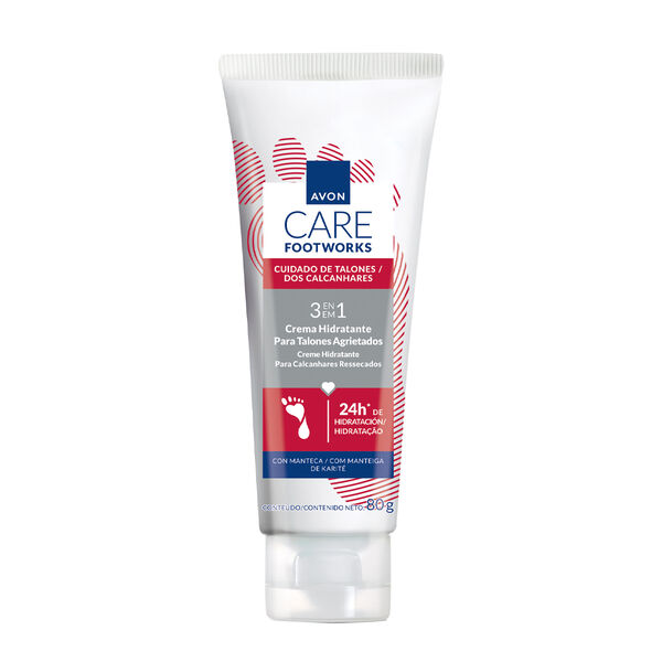 Crema Hidratante para Talones Agrietados Avon Care 80g