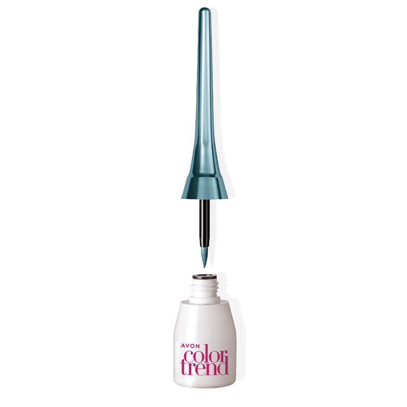 Delineador Líquido para Ojos Color Trend Celeste Metalico 3 ml