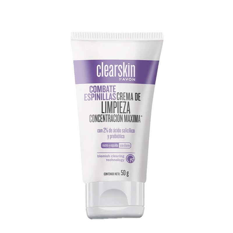 Crema de limpieza de rostro con ácido salicílico Clearskin 50 g