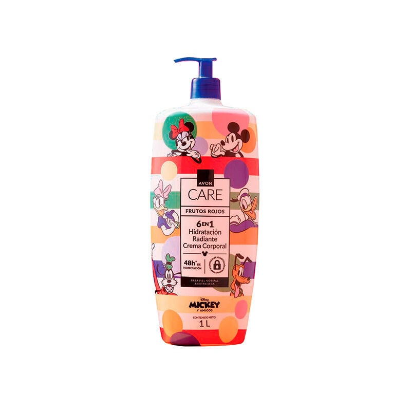 Avon Care Disney Mickey y Amigos Frutos Rojos Crema Corporal 1 L