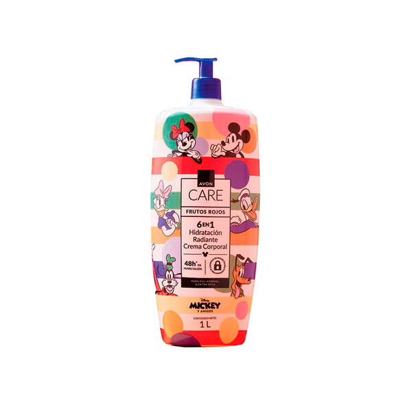 Avon Care Disney Mickey y Amigos Frutos Rojos Crema Corporal 1 L