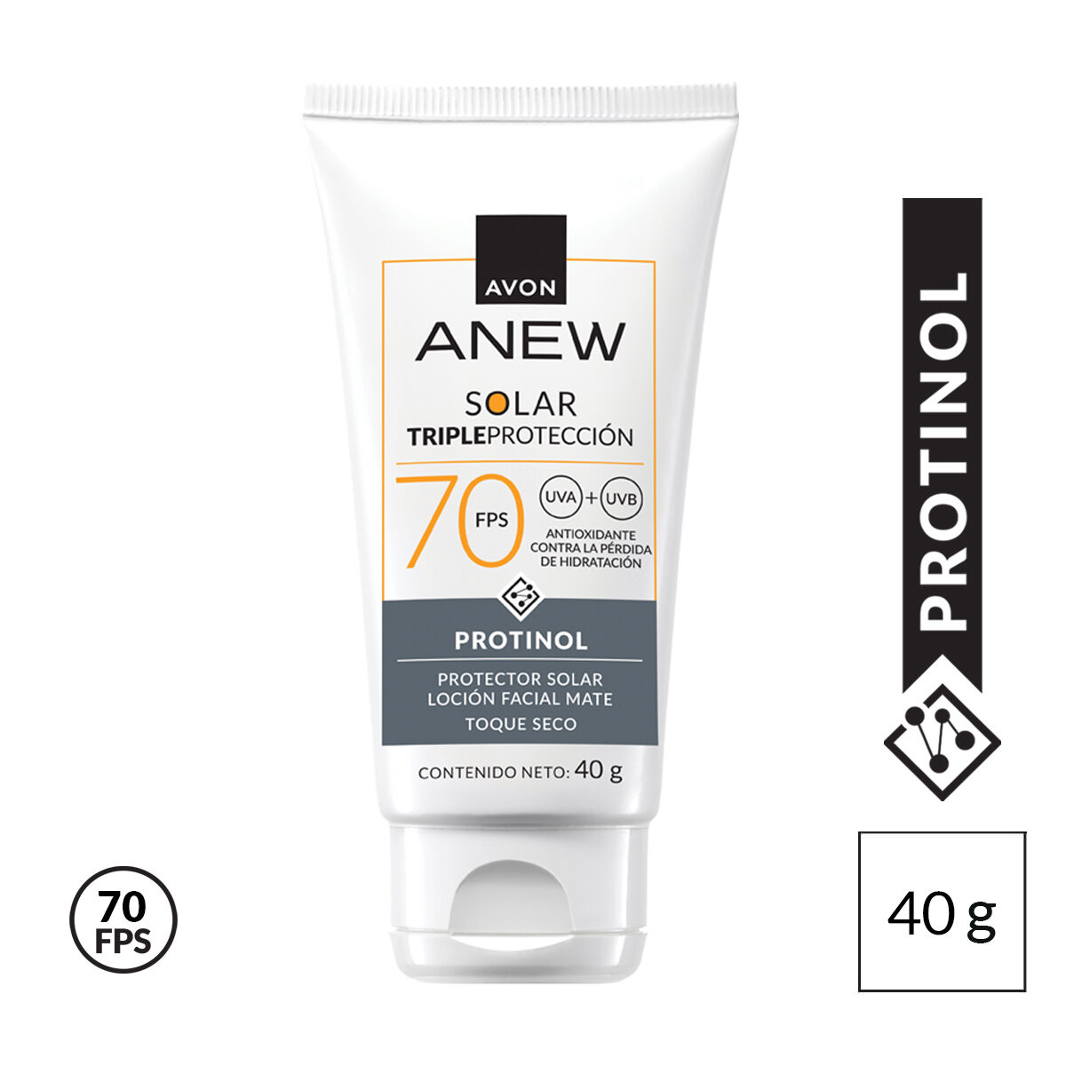 Anew Protector Solar Facial Mate Triple Protección FPS 70 40 g