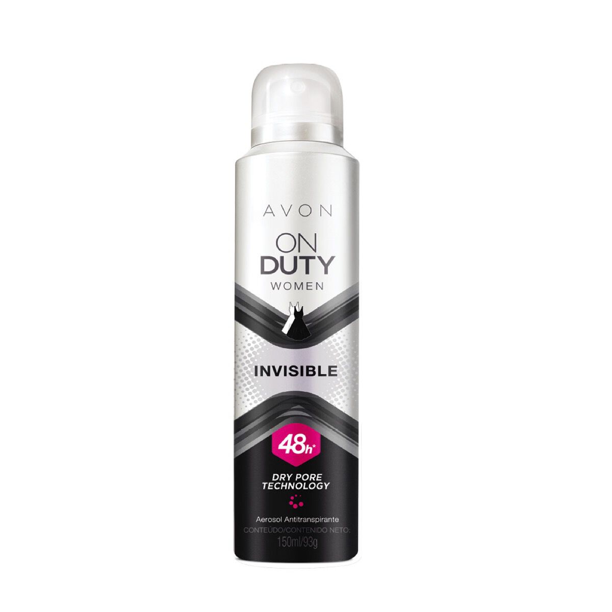 Desodorante en Aerosol Mujer OnDuty Invisible 150ml