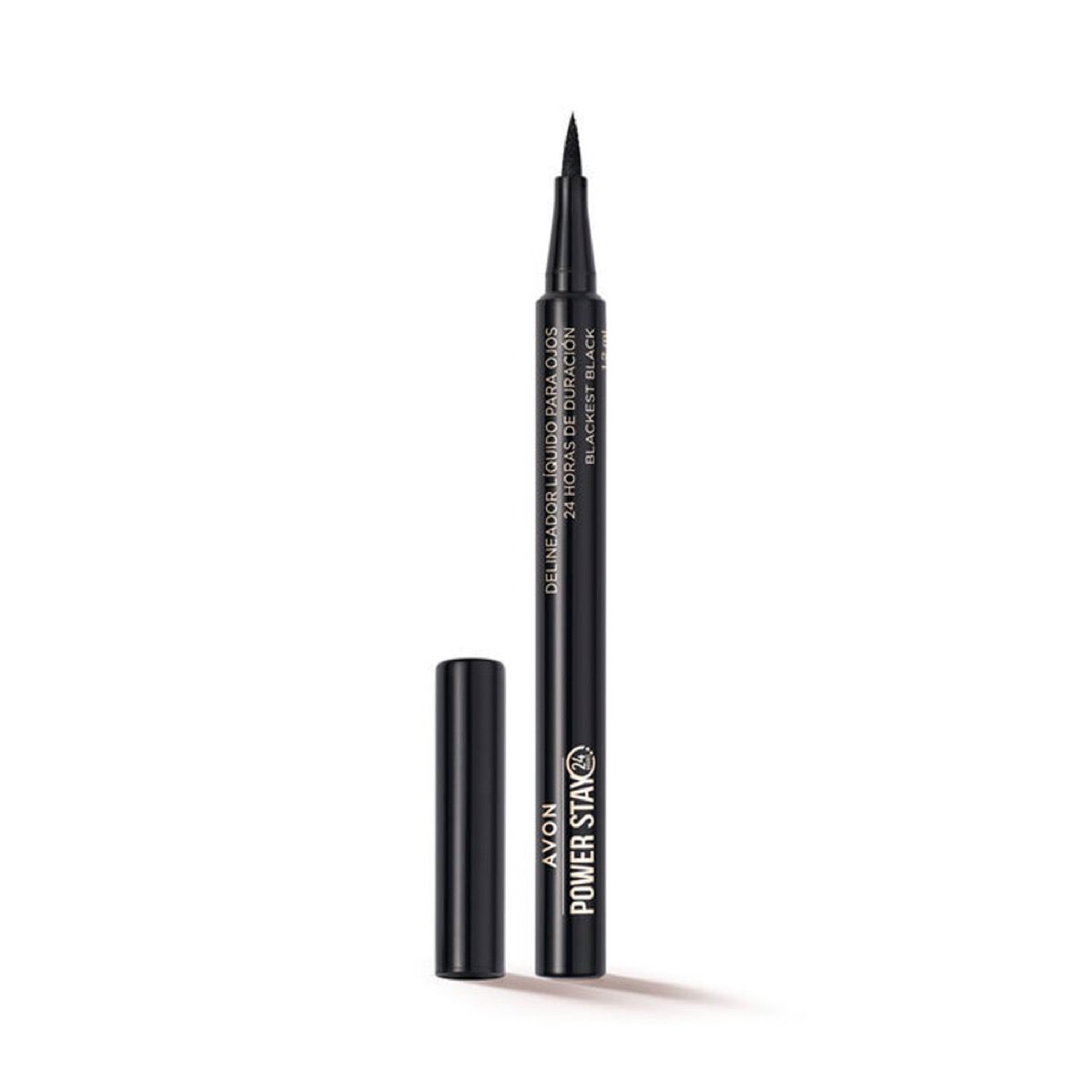 Delineador Líquido para Ojos -Blackest Black Power Stay 1,2 ml