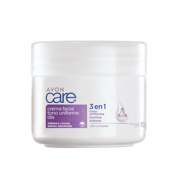 Crema Aclaradora Día 3 en 1 Avon Care 100 g