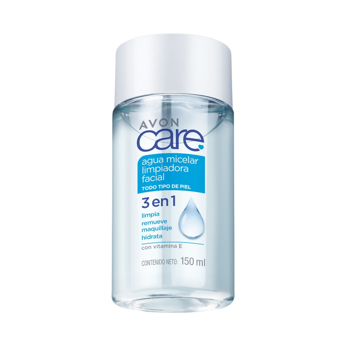 Agua micelar de limpieza facial Avon Care 150 ml