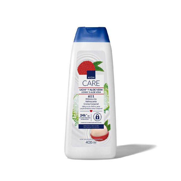Crema Corporal Lichi y Aloe Vera Avon Care 400 ml