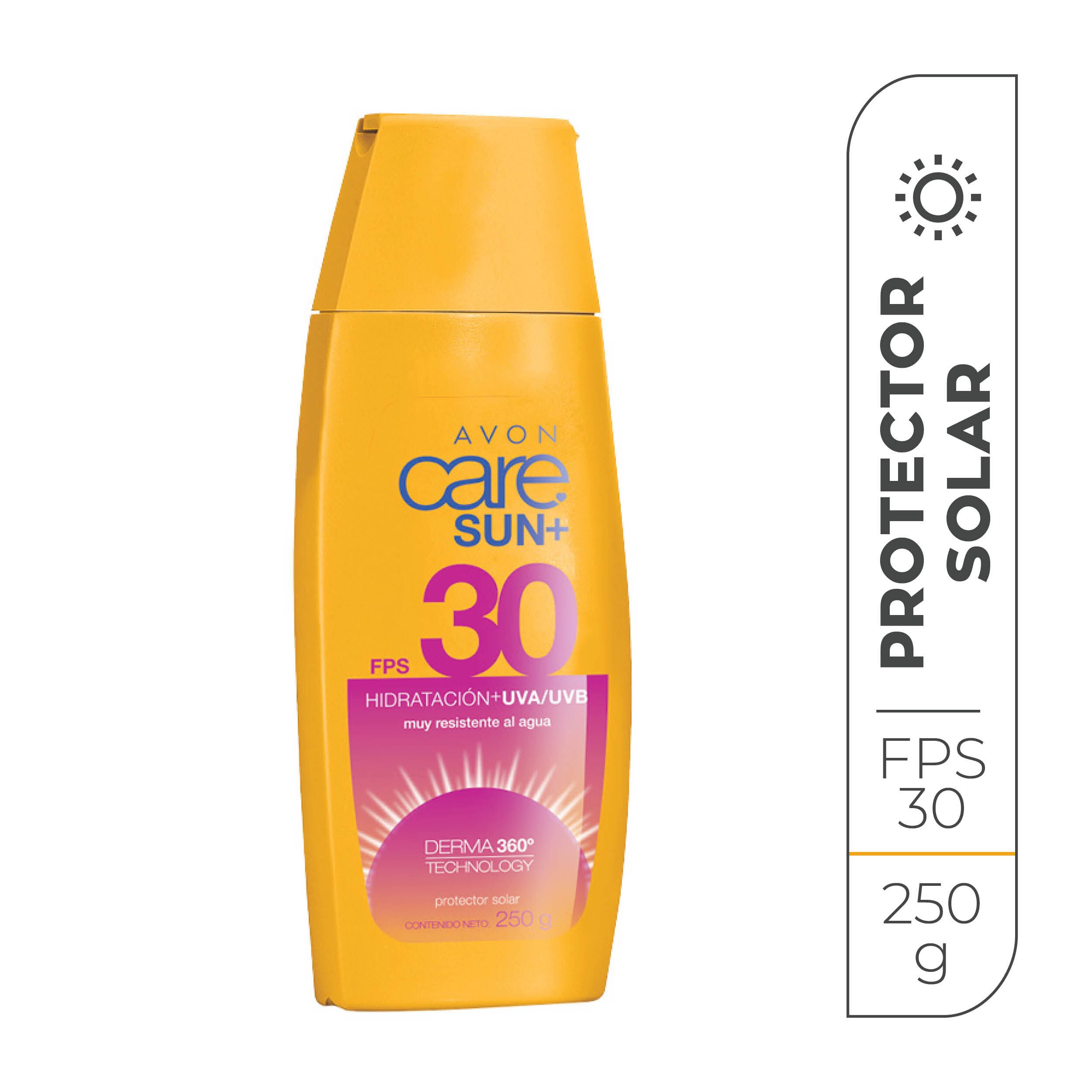 Protector Solar Hidratante FPS 30 Avon Care Sun+ 250 g