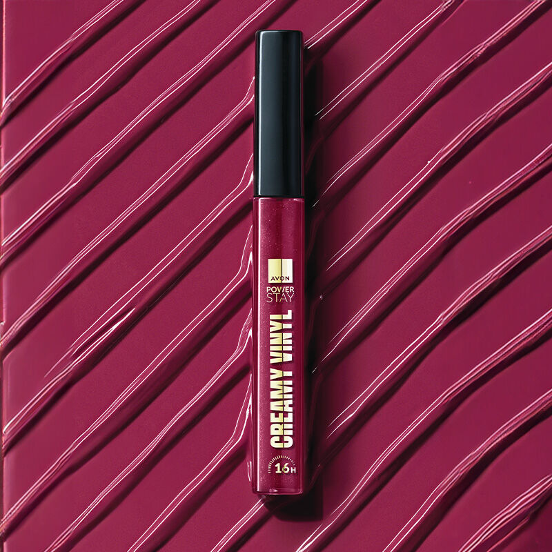 Labial Líquido Power Stay Creamy Vinyl Rojo Vibrante 7 ml