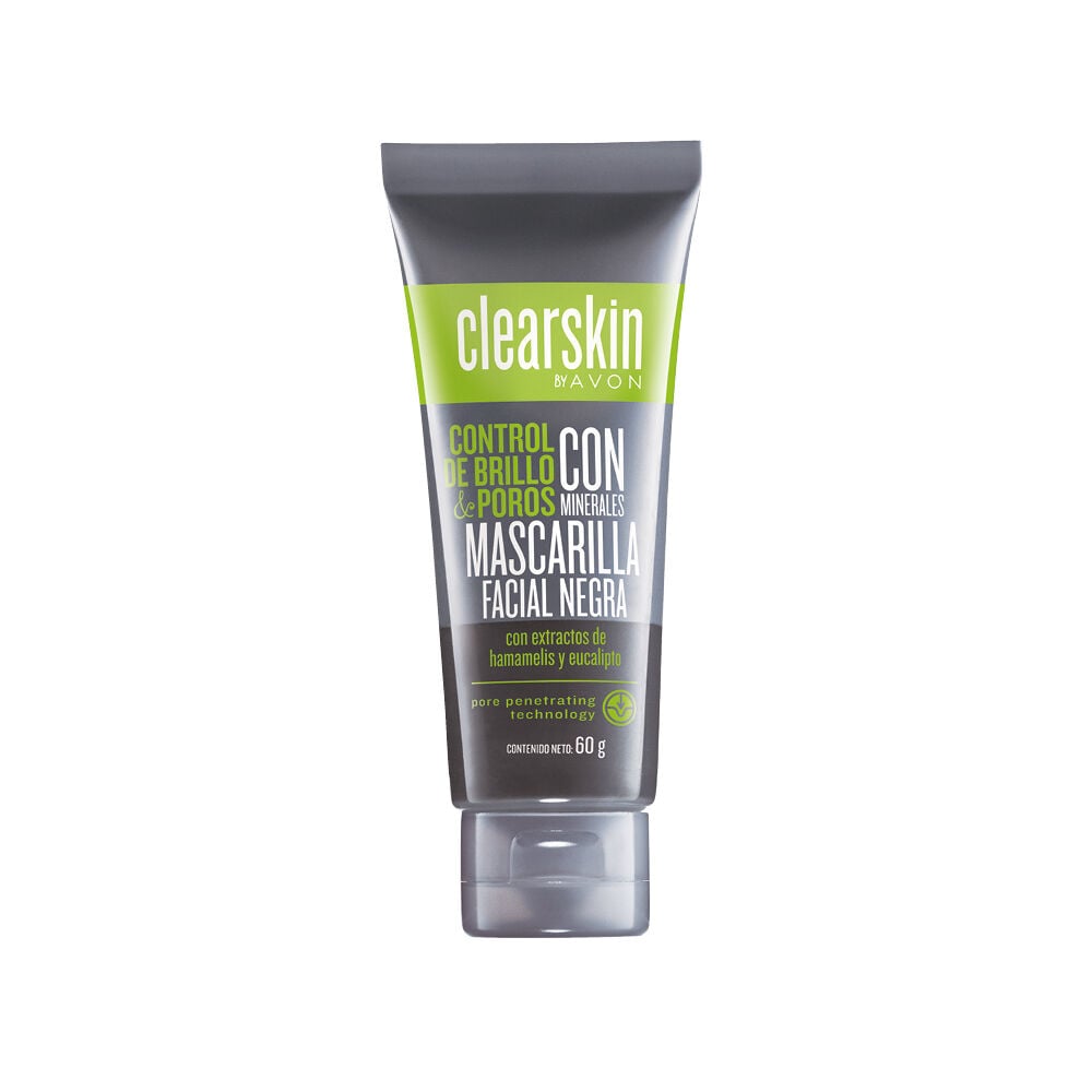 Mascarilla Facial Negra con carbón ClearSkin 60 g