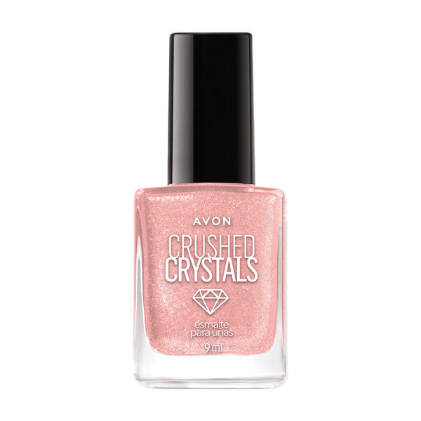 Esmalte con Efecto de Cristales 3D Crushed Crystals Glittery Pink 9ml