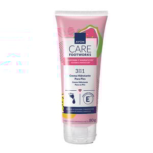 Crema exfoliante para pies de Guayaba y Maracuyá Avon Care 80 g