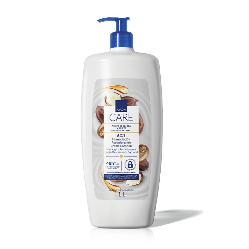 Crema Corporal Aceite de Jojoba y Karite 1 Litro Avon Care