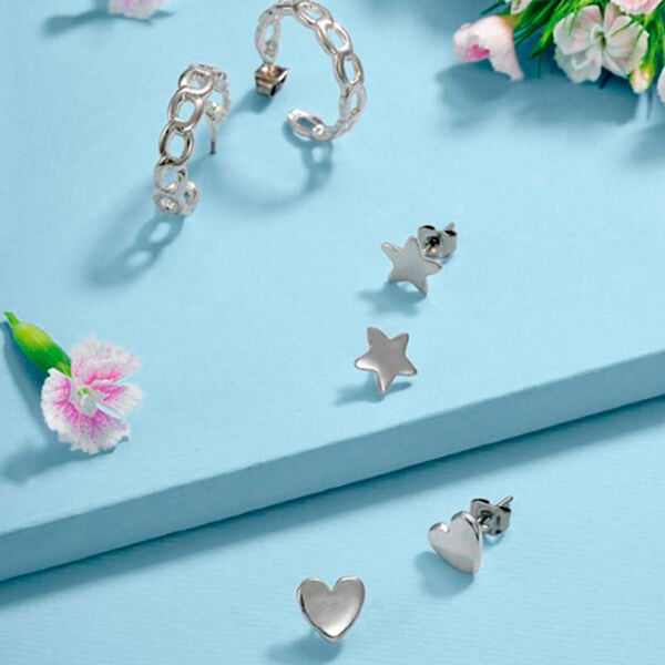 Set x 3 pares de aros Mily