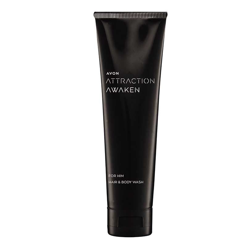 Attraction Awaken Para Ele Shampoo Cabelo e Corpo
