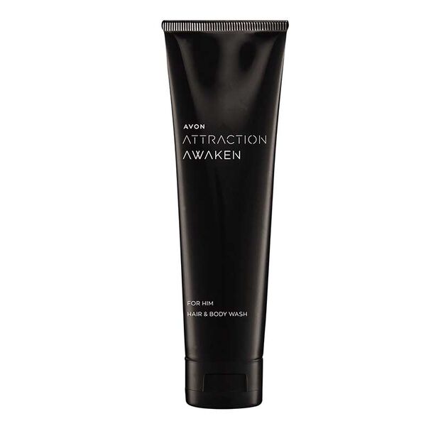 Attraction Awaken Para Ele Shampoo Cabelo e Corpo