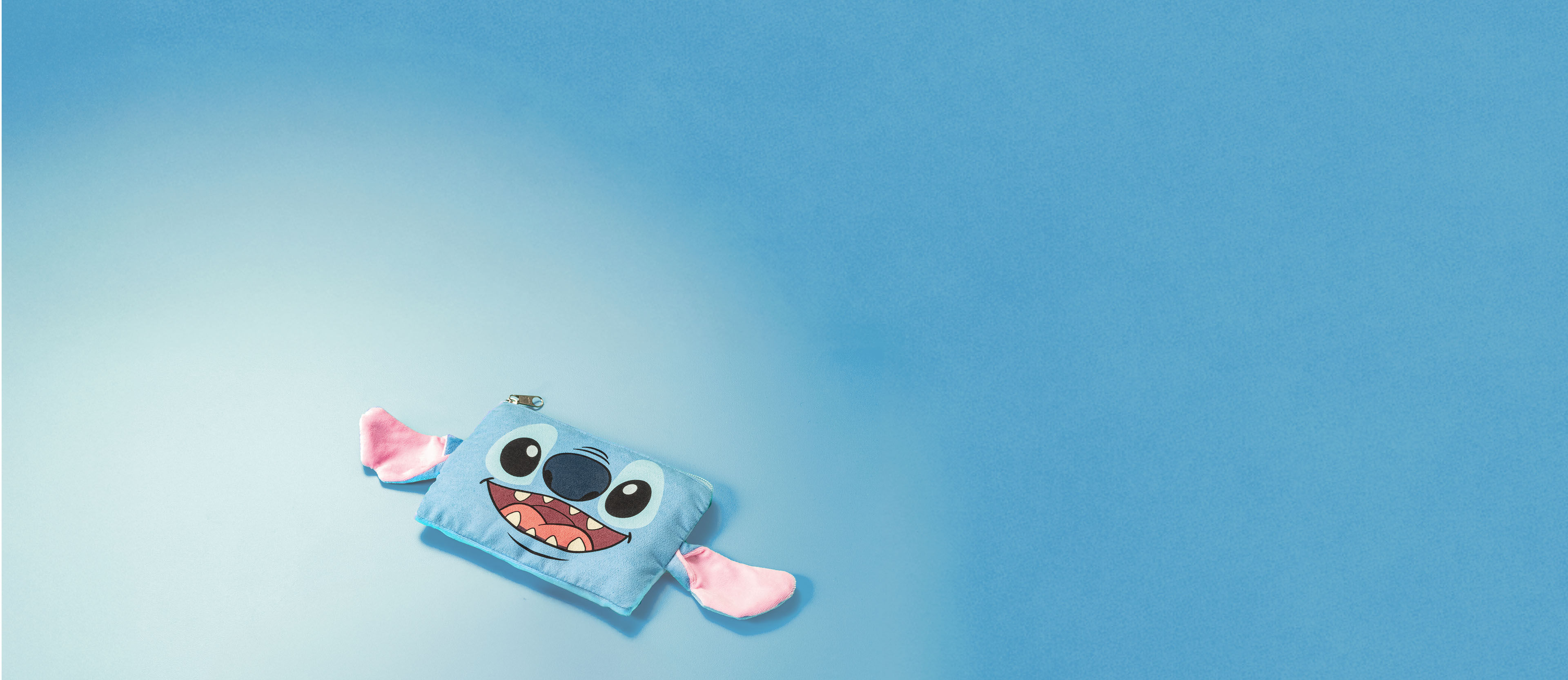 Nécessaire Toque de Pelúcia Orelhas Stitch