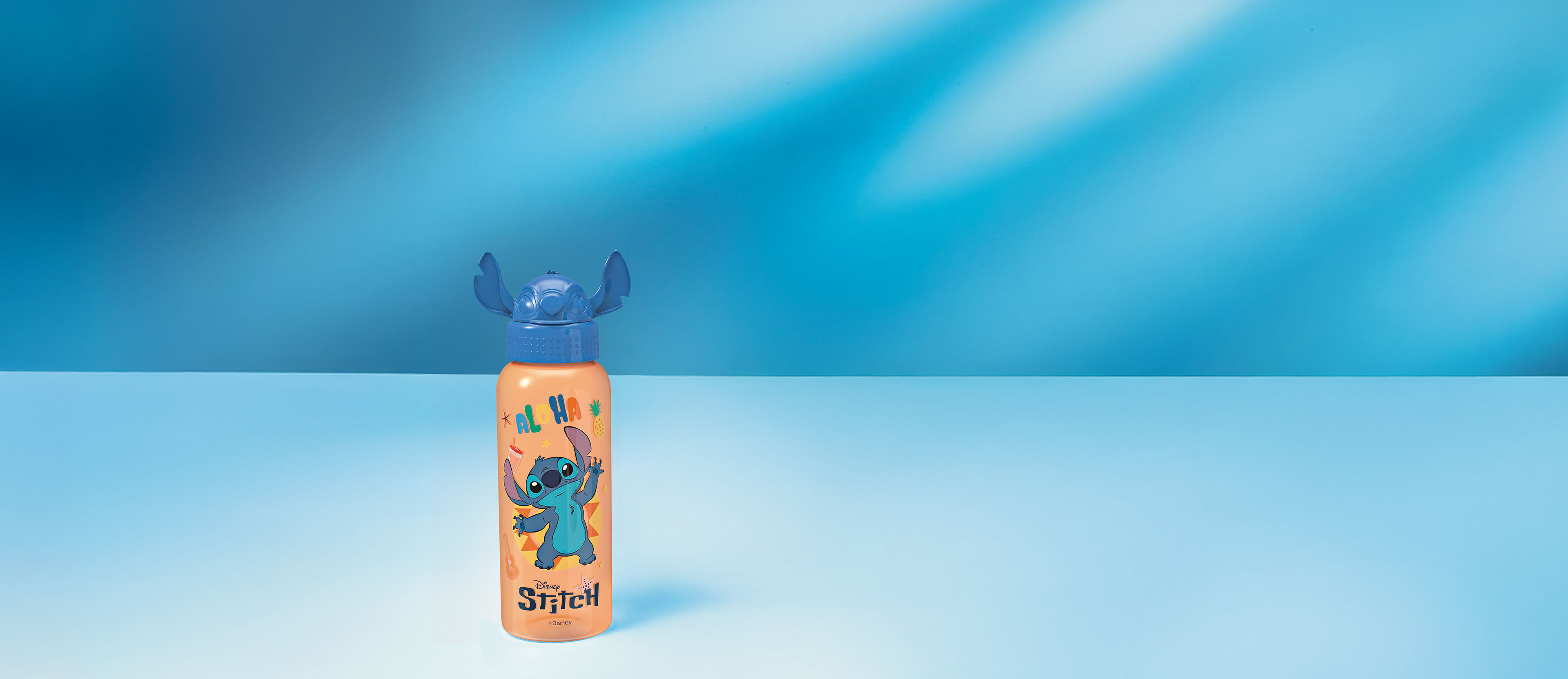 Garrafa com tampa 3D Aloha Stitch
