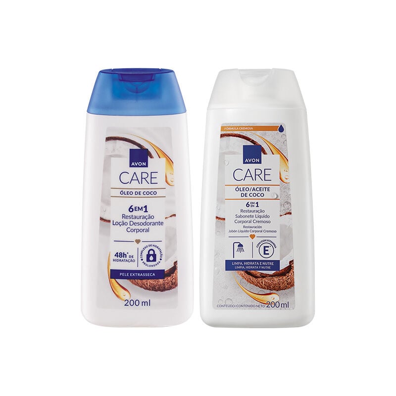 Kit Cuidado Corporal Oleo de Coco