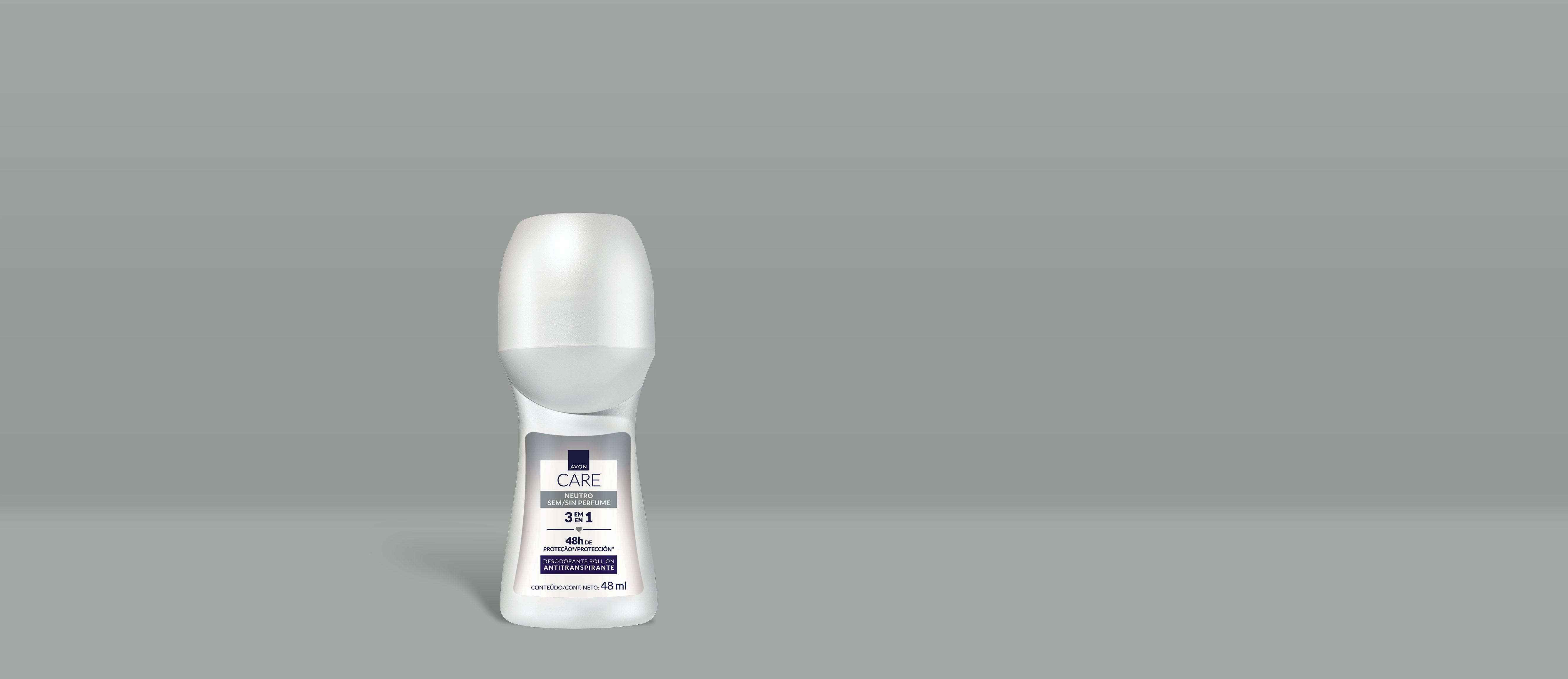 Desodorante Roll-On Antitranspirante Avon Care Neutro Sem Perfume