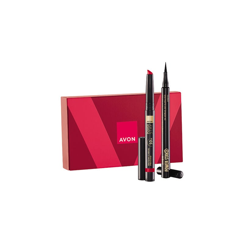 Presente Power Stay Duo - Vermelho Impacto