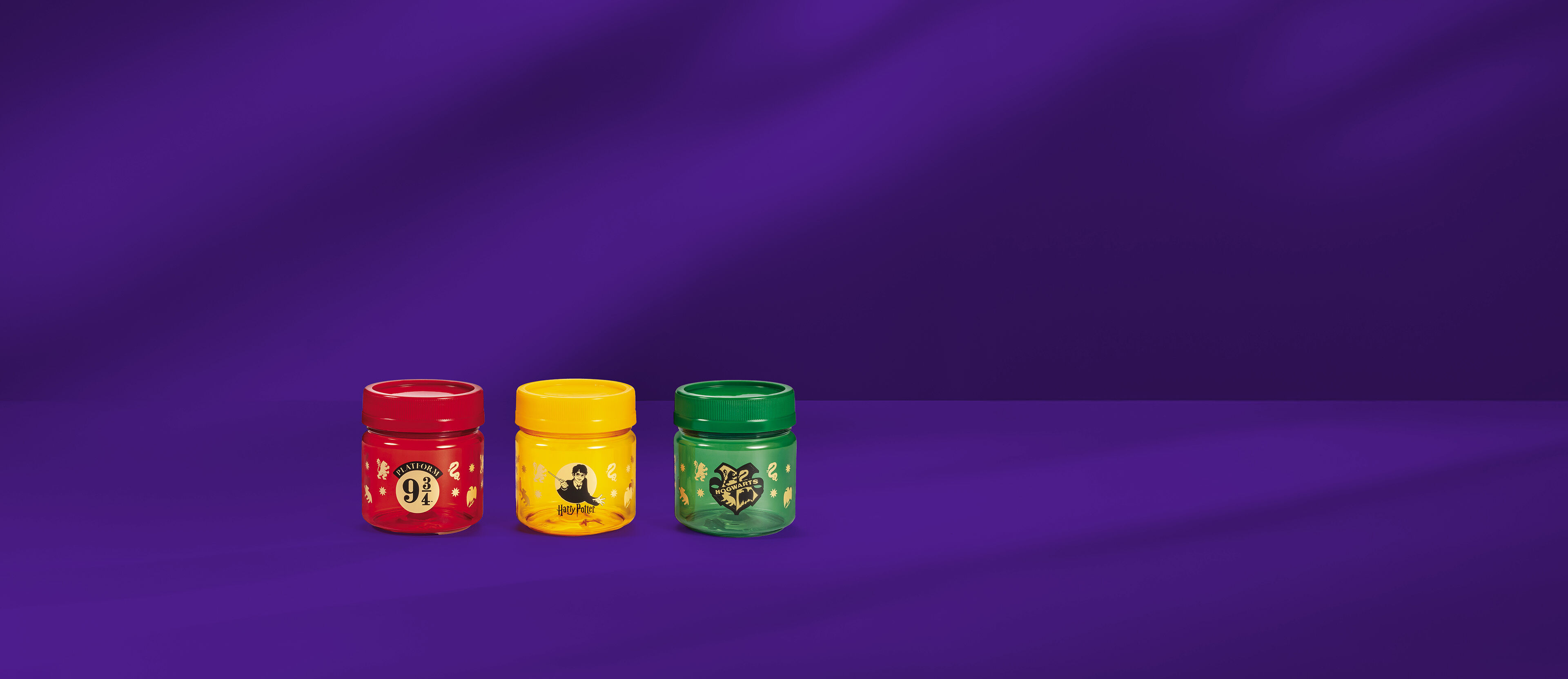 Kit 3 Potes Harry Potter