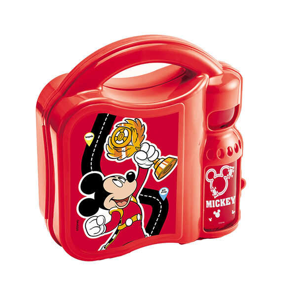 Lancheira Com Garrafa Mickey