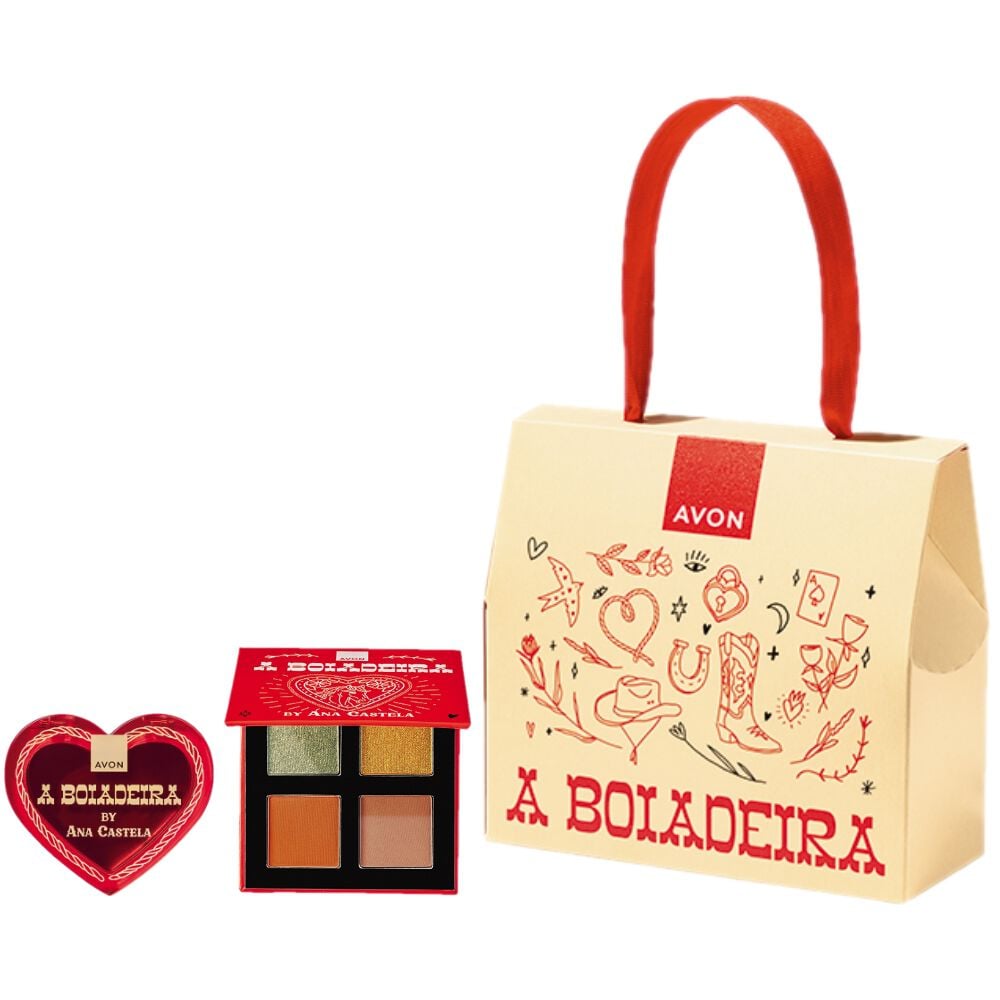 Kit Ana Castela Paleta de Sombras e Blush Facial