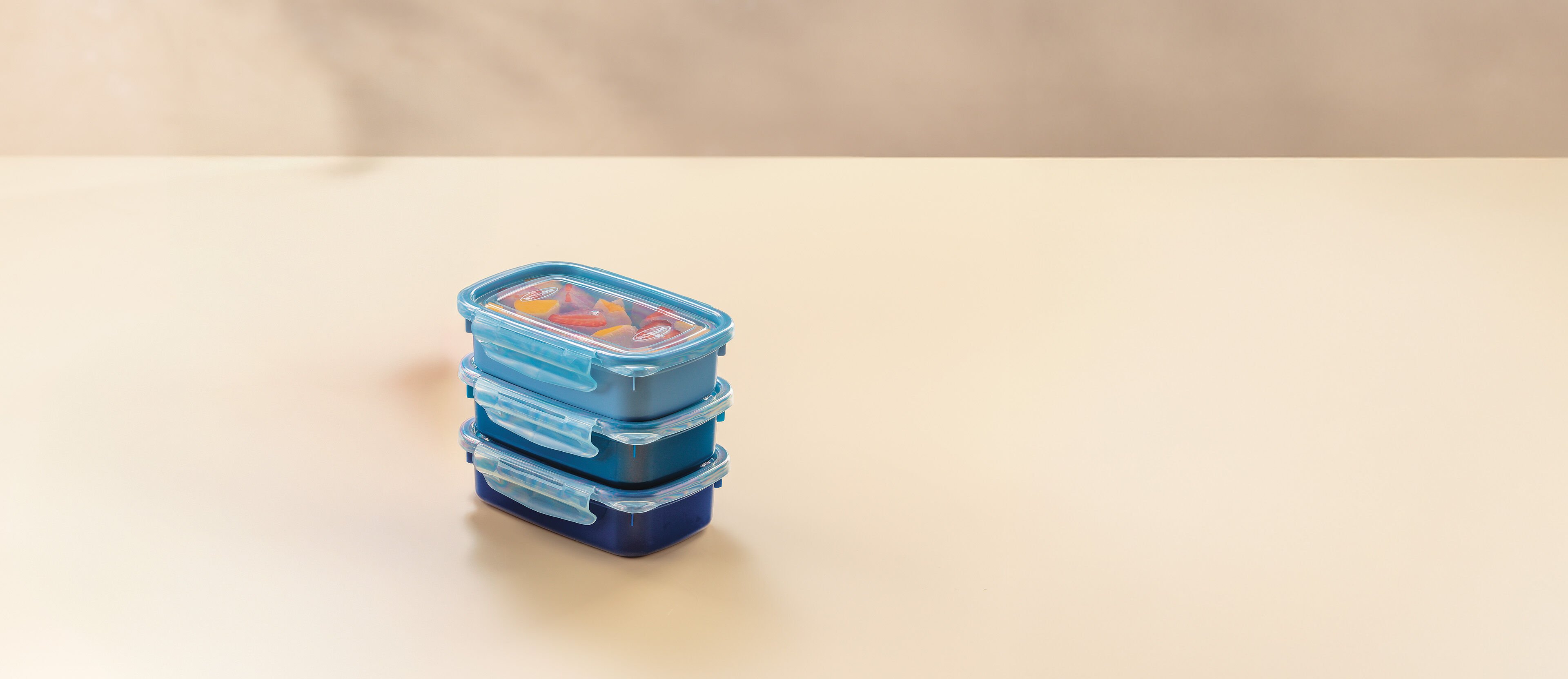 Kit 3 Potes com Trava