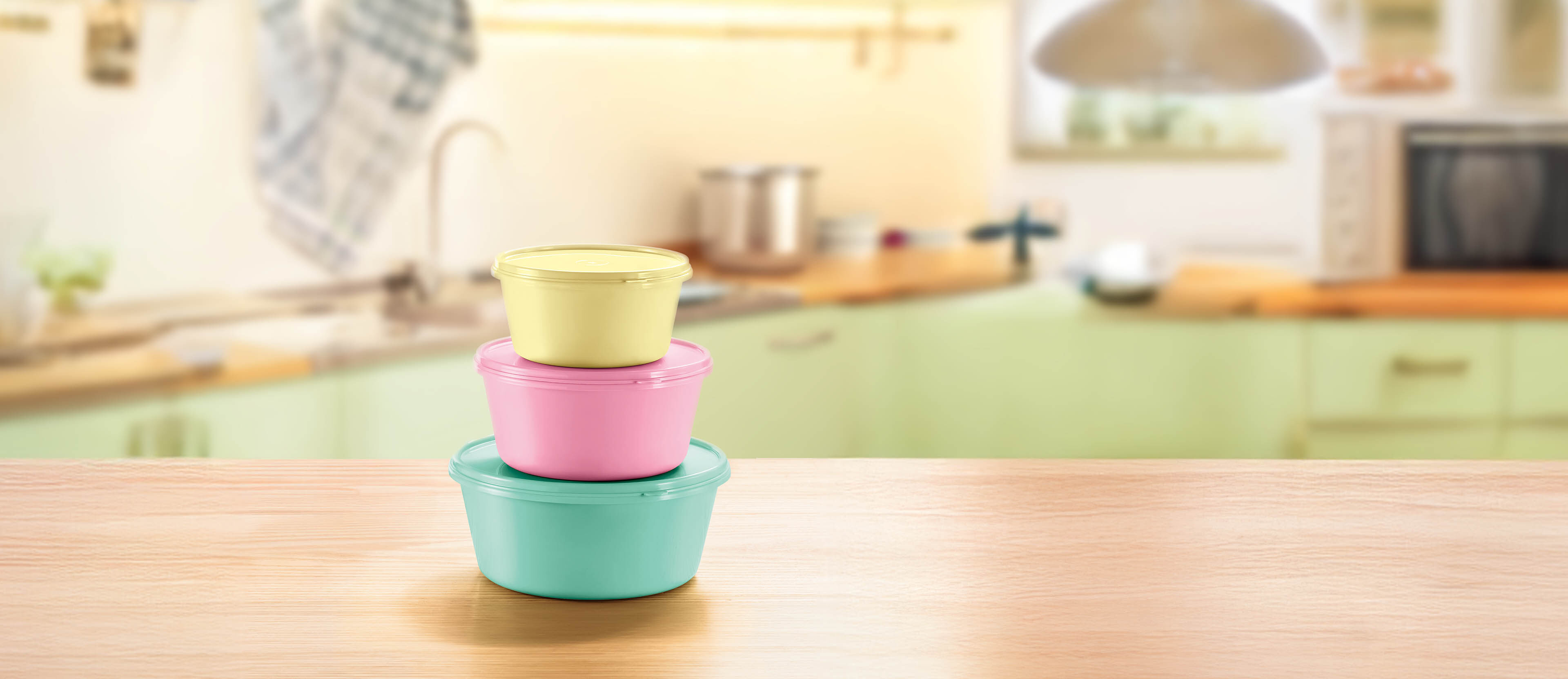 Conjunto 3 Potes Armazenar Candy