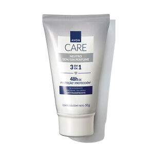 Desodorante em Creme Antitranspirante 48h de Proteção Avon Care Neutro Sem Perfume
  