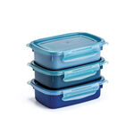 Kit 3 Potes com Trava