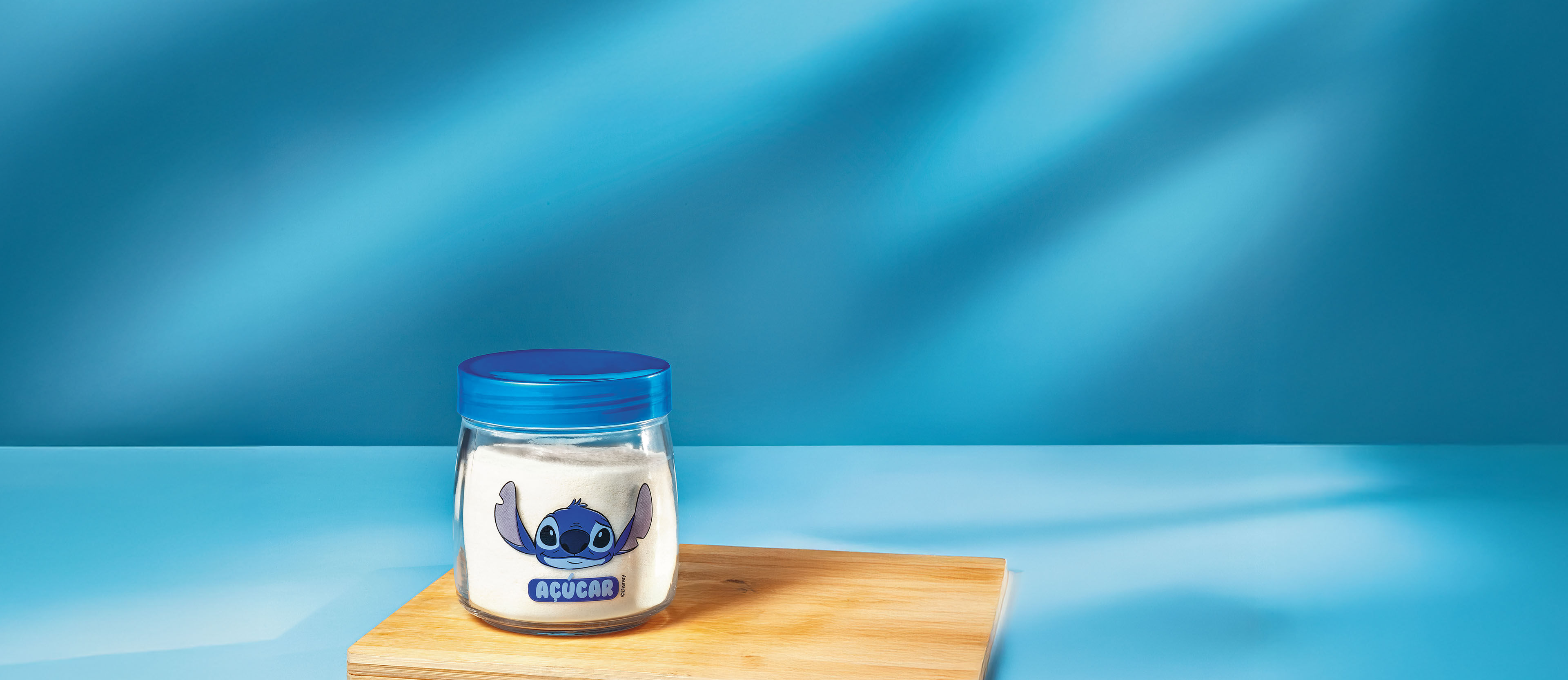 Pote de Vidro Açúcar Stitch