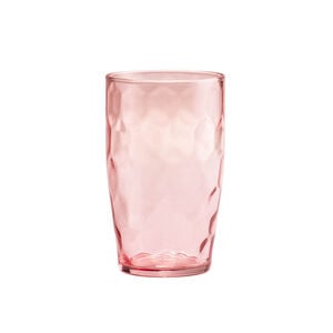 Copo de Vidro Rosa