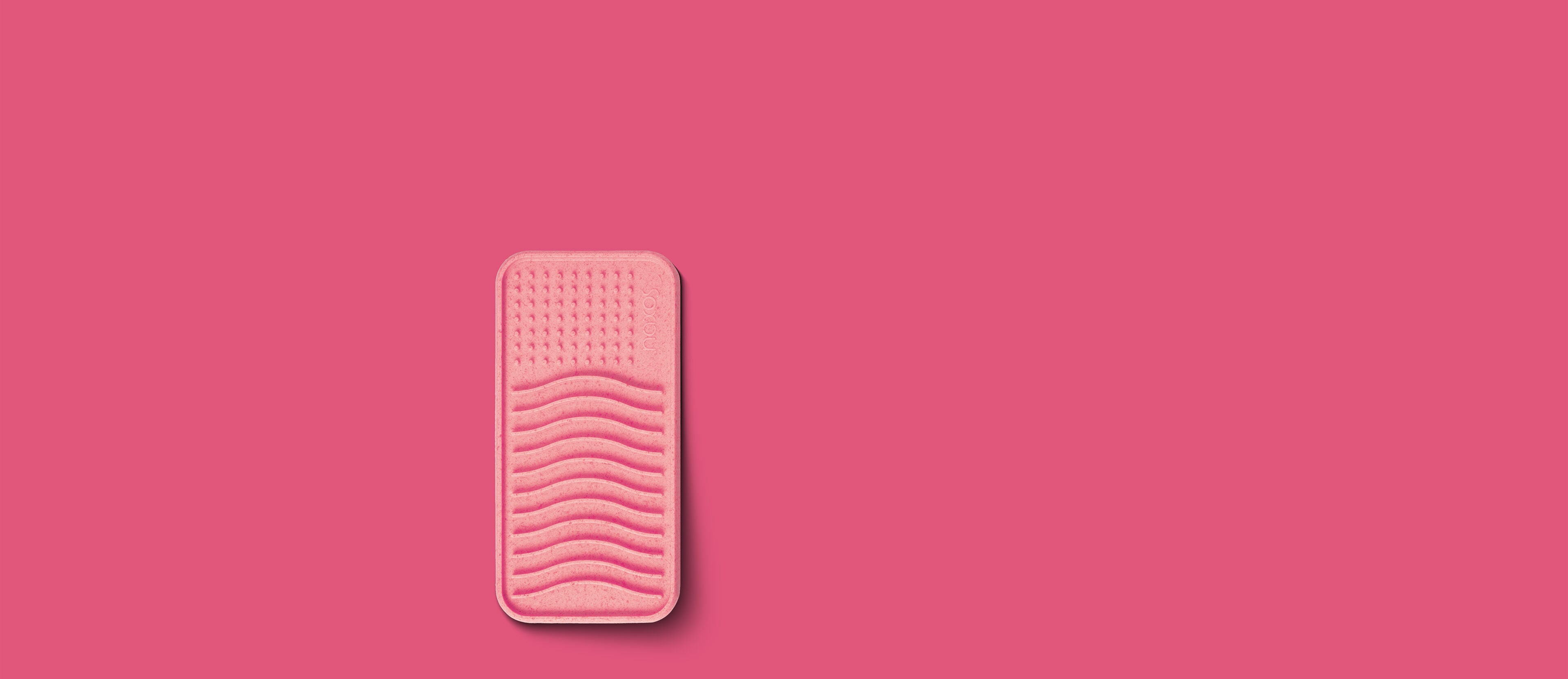 Silicone Para Limpar Pincéis Rosa